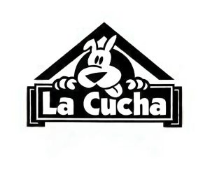 logo la cucha blanco y negro